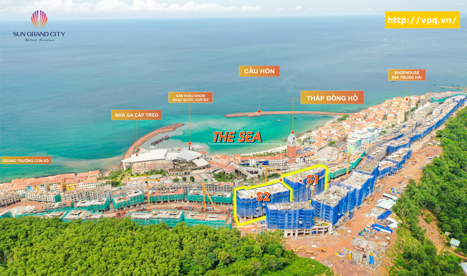 Tiến độ căn hộ The Sea - Sun Grand City Hillside Residence